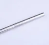 Wholesale Durable Stainless Steel Straight Drinking Straw Straws Metal Bar Family kitchen Diameter 6mm DHL UPS