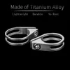 TiTo Titanium Bicycle Seatpost Clamp for MTB Road Bike 34.9mm/31.6mm GR5 Titanium Alloy Seat Tube Clip Bike Accessories