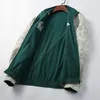 Kurtka designerska baseball kurtka męskie kurtki kurtki listu szwy haftowe jesień i zimowe luźne płaszcze znamionowe nr 026