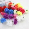 Decorative Flowers 50PC Artificial Hydrangea Home Party Garden Rose Arch Wedding Decor Christmas Diy Candy Box Fake Silk Scrapbook Plants