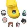 MOQ 20 pièces PVC dessin animé japon Anime chaussures breloques pièces de chaussures accessoires décoration boucle pour bandes Bracelets