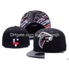 Projektant czapek moda wszystkie drużyny baseballowe snapbacki dopasowane litery hurtowe sportowe haft haftowy bawełniany płaski fl zamknięty kapelusz
