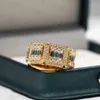 الوافدين الجدد 925 الجنيه الاسترليني الفضة باجوا الخاتم الكوبي مويسانيت VVS Moissanite Iced Out Men Hip Hop Ring