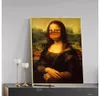 Funny Mask Mona Lisa Oil Painting on The Wall Reproductions Canvas Posters and Prints Wall Art Picture for Living Room Decor5272167