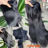 Hair pieces Doreen 160G 200G 240G Volume Series Brazilian Machine Remy Straight Clip In Human Full Head 10Pcs 16 to 24 Inch 231024