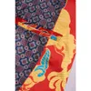 Casual boutique estilo chinês dragão vermelho terno jaqueta blazers masculino s d graffiti impressão roupas casaco de verão