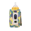 Baby Bottles# USB Feeding Bottle Warmer Baby Bottle Travel Cover Heat Keeper with Adjustable Constant Temperature Portable Milk Heater 231024