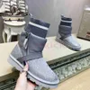 Design high-quality snow boots for a cool and drag winter style motorcycle essential fashionable and versatile leather anti-skid shoe size 35-40