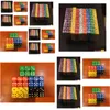 Gambing D6 12mm زاوية زاوية MTI الملونة الزخرفية الملحقات الملحقات ممتعة لعبة Mini Drink Games Cube Boson Toy Good R9653122 SP DH4X2