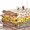 Towel Coral Fleece Bath Towels For Kids Adults Water Absorbent Quick Dry Bathroom Face Leopard Printed Body Soft Beach