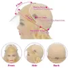 613 Blond Remy Brasiliansk kroppsvåg 13x4 Front Mänskligt hår Transparent spets peruker för kvinnor 250% densitet 231024