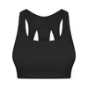 Active Shirts Women's Fitness Sports Bra Padded High Plus Size Running Naked Top With Logo