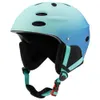 Capacete de esqui de cor gradiente capacete de neve adulto ao ar livre, lazer esportes capacete de estância de esqui pf