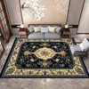 Carpet European Style Carpets for Living Room Luxury Gold Black Rug Decoration Home Large Size Bedroom Carpet Washable Anti-skid Mat 231024