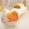 Bonecas de pelúcia huggable kawaii dormir travesseiro recheado animal boneca bonito gato brinquedos dos desenhos animados almofada crianças menina presente de aniversário 231025