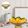 Dinnerware Sets Fruit Tray Decorative Holder Snack High Bowl Dried Plate Wedding Storage Basket Offering Stand Glass Container