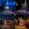 Décorations de Noël LED String Light Décor Lumières de vacances EUUS Plug Décoration de jardin en plein air Guirlande IP65 Fée étanche 231025