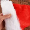 Gorro/bonés de crânio ano novo chapéu de natal vermelho pelúcia engrossado chapéus de papai noel para crianças adultas inverno natal bonés festivos decorações de festa de natal presentesl231025