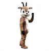 High quality brown sheep Mascot Costume Carnival Unisex Outfit Adults Size Christmas Birthday Party Outdoor Dress Up Promotional Props