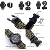 Bergsklättra Crampons Outdoor Survival Watch Waterproof Multifunctional Kit Militär Tactical Paracord Armband Camping Tool Emergency 231024