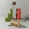 Vases Geometric Artistic Design Sense Vase Decoration Home Creative Combination Model Room Decorative