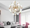 Nordic Postmodern meal pendant lamps postmodern creative personality dandelion glass ball American simple bedroom pendant lights