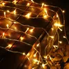 Decoração de festa Decorações de Natal 10/1M LED String Light Bateria Alimentado Jardim Fada Impermeável Casamento Feriado Decorativo 231025