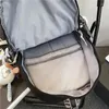 Okul çantaları şık çok cepli kolej öğrenci çantası büyük kapasite trend unisex seyahat sırt çantası polyester moda oxford geometrik