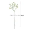 Decoratieve Bloemen Kransen Kunstmatige Baby Adem Bloemen Gypsophila Plastic Voor Thuis Decoratieve Diy Bruiloft Decoratie Nep F Dhb5S