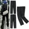 Cmmawear Vibe Pants Black Pocket Zipper High Street Style Bell Bottom Bottoms Spodni Men207Q