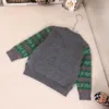 Nuovo cardigan per bambini maglione per bambini design a righe di alta qualità Taglia 100-160 CM Giacca monopetto con scollo a V per bambini Oct25