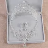 Haarspeldjes Romantische Bruiloft Accessoires Kroon Tiara Bruids Tiara's En Kronen Sieraden Clip Sets HG113