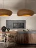 Pendant Lamps Nordic Handmade Wabi Sabi Restaurant Chandelier Japan Style Indoor Loft Led Hanging Light Kitchen Island Cafe Shope Lamp