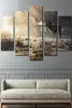5 Stuks Canvas Schilderij voor woonkamer home decor Winter herten Posters HD Prints wall art picture9576957