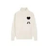 Designer de marque de luxe Automne / Hiver Pull Pull Coeur Brodé Paris Mode Lâche Casual Tricots AMIS pour Hommes et Femmes doux