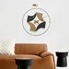 Wall Clocks Modern Metal Copper Clock For Living Room Simple And Luxurious Design Quartz Movement Decoration