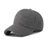 Caps de bola Moda Lã Baseball Cap engross quente Casquette pura Casquette Homens Mulheres chapéus de atacado inverno para