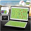 Bollar Foldbar Magnetic Tactic Board FootballBasketball Game Football Training Tactics Clipboard Soccer Init Tactical 231024