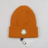 Bonnet de créateur chapeau d'hiver pour hommes et femmes, chapeau chaud à la mode, 11 couleurs, classique, en laine extensible, pour femmes, casquettes de crâne