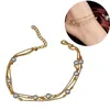 Vintage Women Faux Pearl Beaded Multi Layers Ankel Armband Anklet Beach Jewelry Woman's Accesories Anklets249g