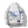 Nieuwe paar donsjas herenmode verdikte nieuwe heren camouflage witte eendendons winter warme buitenjas voor heren en dames