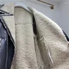 Couro feminino streetwear feminino engrossar quente pele do falso jaqueta curta cor de café outono inverno forro de lã de cordeiro feminino casaco de motociclista