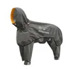 Ropa para perros Mono impermeable impermeable para perros medianos y grandes Abrigo para la lluvia Ropa para mascotas al aire libre Cachorro Doberman Labrador Husky Chaqueta.