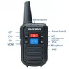 Walkie Talkie lote BF-C50 baofeng walkie talkie UHF 400-470MHz 16 canais portátil rádio bidirecional walkie talkie com fone de ouvido bf888s transceptor 231024