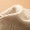 Baretten Baretten Klassieke Vintage Baret 35% Geit Kasjmier hoed, Belle mode hoed Kasjmier Gebreide Muts Herfst en Winter Koud Warm Voel comfortabel voor beide