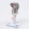 26cm 10.24 "Cat Tree Cat Krassen Post klimdieren speelgoed Wooden schattige bloemzuspalen Scratcher