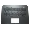 Laptop PalmrestKeyboard Para ASUS GU502GV-1A Nova Capa Preta RGB Retroiluminado Sem Touchpad RU Russo 90NR02E1-R31UA1 V184662