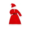 Casual Dresses Woman Dress Women's Set Long Sleeve Mini Party Christmas Role Playing Hats With Belt