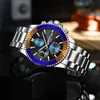 Wristwatches NIBOSI Mens Watches Top Brand Sport Watch Luxury Men Military Steel Quartz Wrist Chronograph Male Relogio Masculino 231025