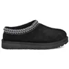 Tazz Slippers voor dames Dames Klassiek Mosterdzaadbont Harige Designer Slides Platformzool Enkellaarsjes uggss Tasman Funkette Disquette Winterloafers UGGsityee